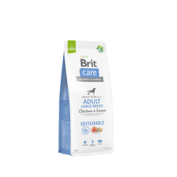 BRIT CARE SUSTAINABLE ADULT LARGE BREED CHICKEN & INSECT 3KG BRIT CARE SUSTAINABLE ADULT LARGE BREED CHICKEN & INSECT 3KG